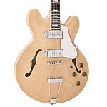 Vintage VSA500PM ReIssued Semi Acoustic Guitar, Natural Maple