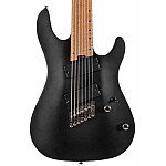 Cort KX307 Multi Scale 7 String Electric Guitar, Open Pore Black