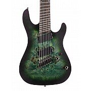 Cort KX507MS SDG (Opened) 7 String Electric Guitar, Stardust Green