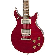 Epiphone Modern Double Cut Design With AAA Flame Maple Top and ProBuckers w/ Coil-Splitting