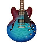 Epiphone ES335 Figured Electric Guitar, Blueberry Burst 