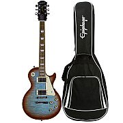 Epiphone Les Paul Standard 60s Figured Blueberry Burst Electric Guitar with Gig Bag