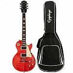 Epiphone Les Paul Standard 60s Figured Fuchsia Electric Guitar with Gig Bag