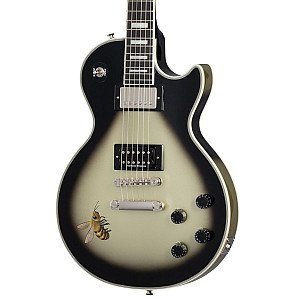 Epiphone Adam Jones Les Paul Custom Art Collection Mark Ryden s Queen Bee Electric Guitar, Antique Silverburst