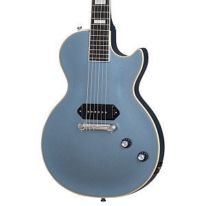 Epiphone Jared James Nichols "Blues Power" Les Paul Custom Electric Guitar, Aged Pelham Blue