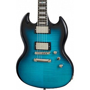 Epiphone SG Prophecy Electric Guitar, Blue Tiger Aged Gloss