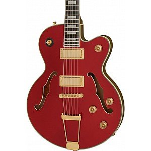 Epiphone Uptown Kat ES Semi Hollow Electric Guitar, Ruby Red Metallic