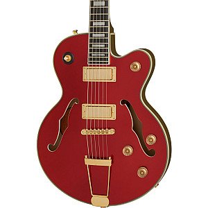 Epiphone Uptown Kat ES Semi Hollow Electric Guitar, Ruby Red Metallic