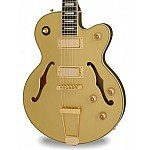 Epiphone Uptown Kat ES Semi Hollow Electric Guitar, Topaz Gold Metallic