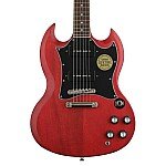 Epiphone SG Classic Worn P90s Worn Cherry Electric Guitar 