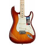 Fender American Elite Stratocaster Ebony FB, Tobacco Sunburst  Electric Guitar