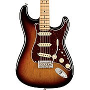 Fender American Professional II Stratocaster Electric Guitar, Maple FB, 3 Tone Sunburst
