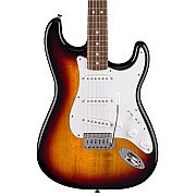 Fender Standard Stratocaster Electric Guitar Laurel FB, 3 Tone Sunburst Made in Indonesia