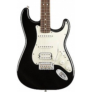 Fender Player HSS Stratocaster Electric Guitar, Pau Ferro FB, Black