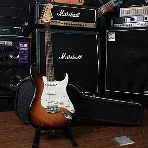 2ND Fender Stratocaster Mexico RW FB Electric Guitars, 3 Color Sunburst