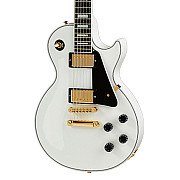 Gibson Custom Les Paul Custom Electric Guitar with Case, Alpine White