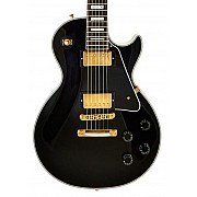 Gibson Custom Les Paul Custom Ebony with Ebony Fingerboard Gloss in Ebony with Case