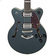 Gretsch G2655T Streamliner Centre Block Jr Double Cut Guitar with V Stoptail, Gun Metal