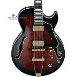 Ibanez AG95QA DBS Artcore Expressionist Series HollowBody Electric Guitar Dark Brown Sunburst