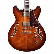 Ibanez AS93FMVLS Artcore Expressionist Series HollowBody Electric Guitar, Violin Sunburst