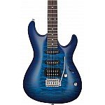 Ibanez GSA60QA TBB Transparent Blue Burst Electric Guitar