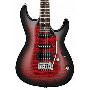 Ibanez GSA60QA TRB Transparent Red Burst Electric Guitar