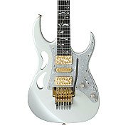 Ibanez PIA Steve Vai Signature 6 String Electric Guitar, Stallion White with Case