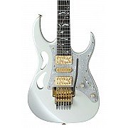 Ibanez PIA Steve Vai Signature 6 String Electric Guitar, Stallion White with Case