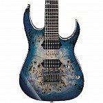 Ibanez Premium RG1027PBF-CBB RG 7 String Electric Guitar Cerulean Blue Burst