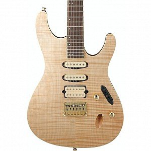 Ibanez SEW761FMNTF Electric Guitar in Natural Flat