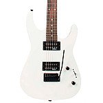 Jackson JS Series Dinky JS11 Electric Guitar, Amaranth FB, Snow White