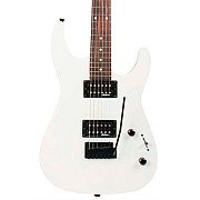 Jackson Dinky JS11 Electric Guitar, Amaranth FB, Snow White