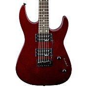 Jackson Dinky JS12 Electric Guitar, Amaranth FB, Metallic Red