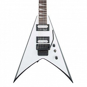 Jackson King V JS32T White with Black bevels Electric Guitar