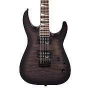 Jackson Dinky Arch Top JS32Q DKA HT Electric Guitar, Amaranth FB, Transparent Black Burst
