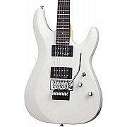 Schecter C6 FR Deluxe SWHT Satin White Electric Guitar