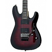 Schecter Demon 6 FR Electric Guitar, Crimson Red Burst