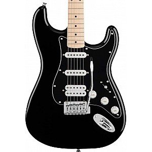 Squier FSR Affinity Stratocaster HSS, Maple Fingerboard, Black Pickguard, Black