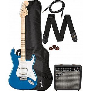 Squier Affinity Stratocaster HSS Guitar Pack, Maple FB