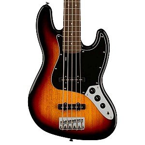 Squier Affinity Jazz Bass V 5 String Electric Bass Guitar, Laurel FB, 3 Color Sunburst New 2021