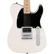 Squier Sonic Esquire H Electric Guitar w/Black Pickguard, Maple FB, Arctic White