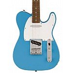 Squier Sonic Telecaster Electric Guitar w/White Pickguard, Laurel FB, California Blue