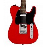 Squier Sonic Telecaster Electric Guitar w/Black Pickguard, Laurel FB, Torino Red