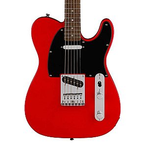 Squier Sonic Telecaster Electric Guitar w/Black Pickguard, Laurel FB, Torino Red