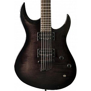 Washburn XMDLX2FBB XM Series Electric Guitar, Flame Black Burst