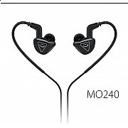 Behringer MO240 Studio Monitoring Earphones with Dual Hybrid Drivers