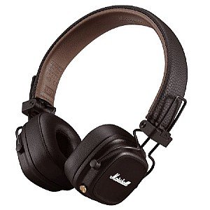 Marshall Major V On Ear Wireless Bluetooth Headphones, Brown