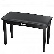 Donner Duet Piano Bench with Storage, Solid Wooden 