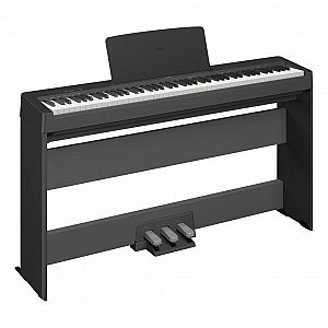 Yamaha P145 Digital Portable Piano with Stand and Pedal Kaki 3