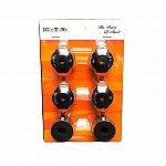 1CorToNe Cymbal Pad Quick release with Pad, Black